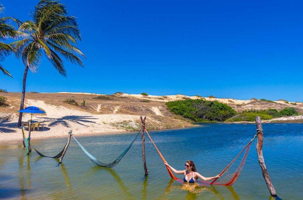 Praia Tabuba Do Morro Branco Suite 04 Pessoas Beberibe Exterior foto